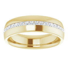 14K Yellow 5/8 CTW Diamond Band