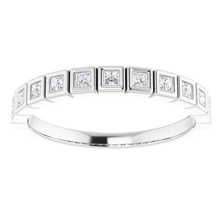Platinum 1/3 CTW Natural Diamond Anniversary Band