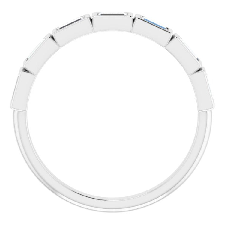 14K White 1/4 CTW Natural Diamond Anniversary Band