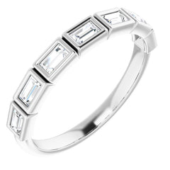 Platinum 1/4 CTW Natural Diamond Anniversary Band