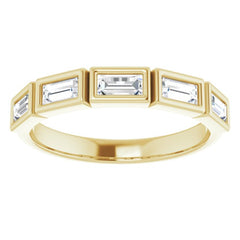 14K Yellow 1/2 CTW Natural Diamond Anniversary Band