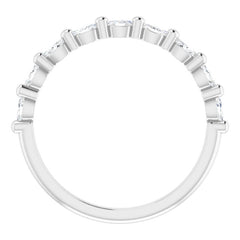 14K White 1/4 CTW Natural Diamond Anniversary Band