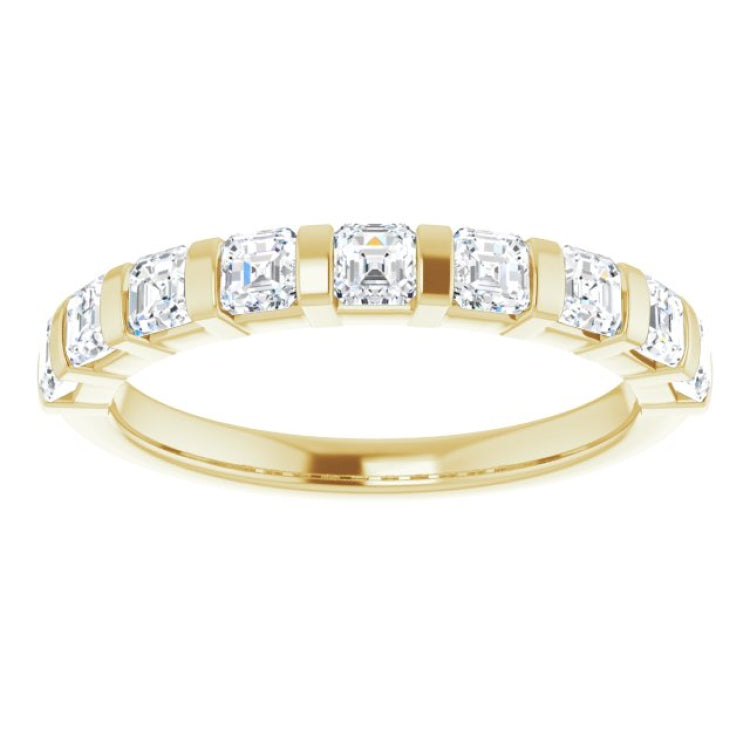14K Yellow 9/10 CTW Natural Diamond Anniversary Band