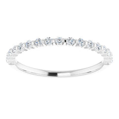 Platinum 1/4 CTW Natual Diamond Anniversary Band