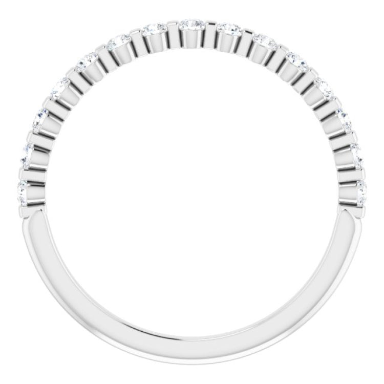 Platinum 1/3 CTW Natural Diamond Anniversary Band