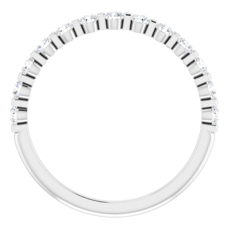 Platinum 1/3 CTW Natual Diamond Anniversary Band