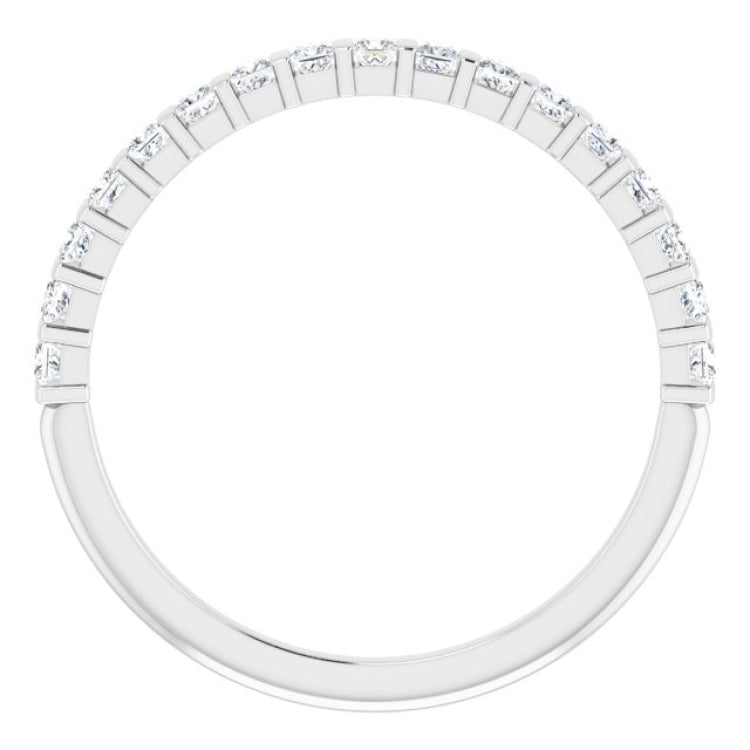 Platinum 1/3 CTW Natual Diamond Anniversary Band