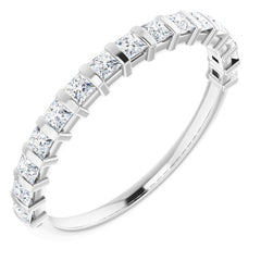 Platinum 1/2 CTW Natural Diamond Anniversary Band