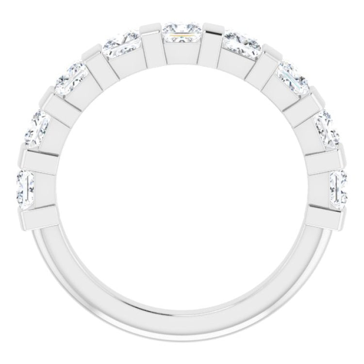 Platinum 1 1/2 CTW Natual Diamond Anniversary Band