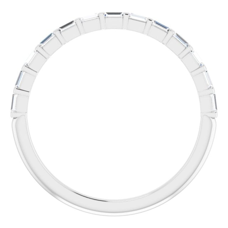 Platinum 1/5 CTW Natural Diamond Anniversary Band