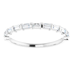 Platinum 1/4 CTW Natual Diamond Anniversary Band
