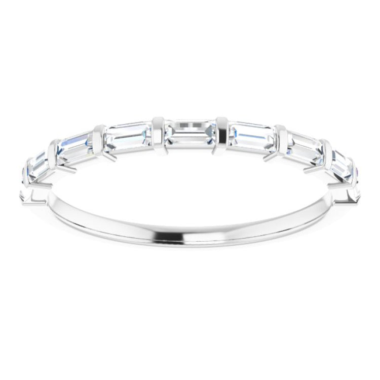 Platinum 1/3 CTW Natual Diamond Anniversary Band