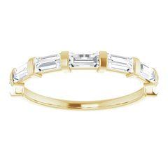 14K Yellow 3/4 CTW Natual Diamond Anniversary Band