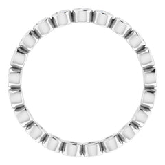 Platinum 1/3 CTW Natural Diamond Eternity Band Size 7