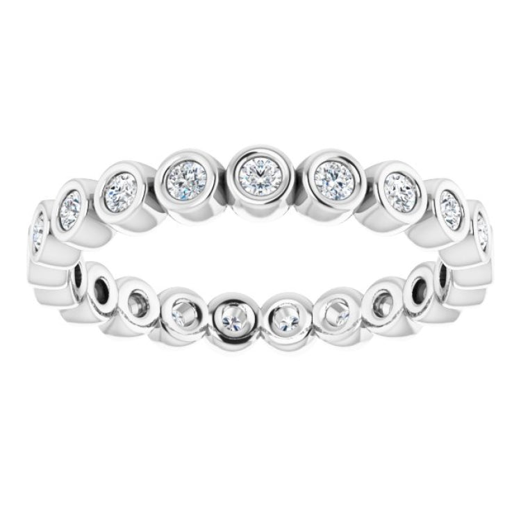 Platinum 1/3 CTW Natural Diamond Eternity Band Size 7