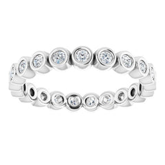 Platinum 1/3 CTW Natural Diamond Eternity Band Size 7