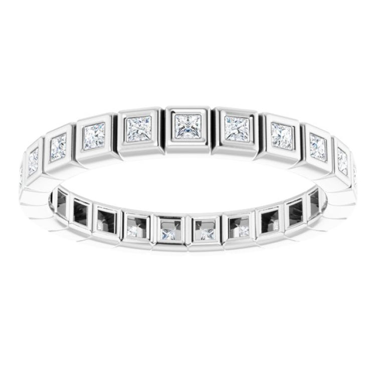 Platinum 1/3 CTW Natural Diamond Eternity Band Size 7
