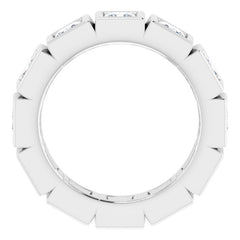 Platinum 2 1/4 CTW Natural Diamond Eternity Band Size 7