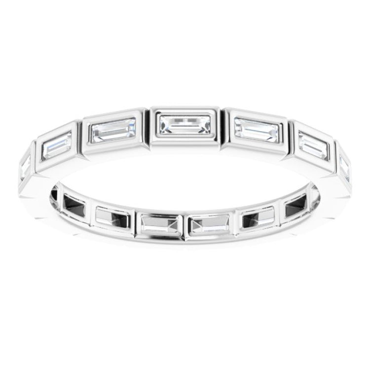 Platinum 1/3 CTW Natural Diamond Eternity Band Size 7