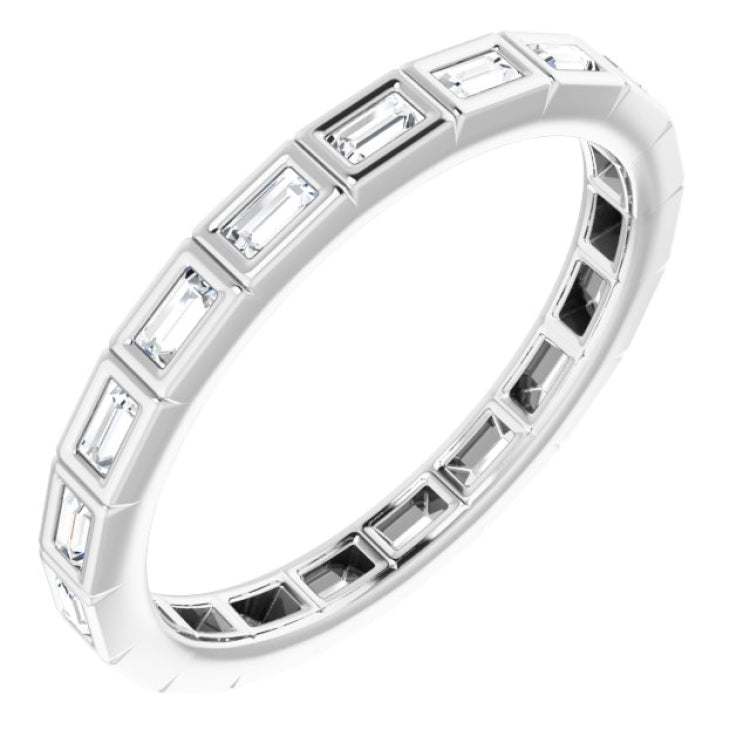 Platinum 1/3 CTW Natural Diamond Eternity Band Size 7