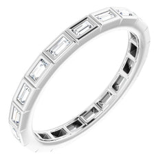 Platinum 1/3 CTW Natural Diamond Eternity Band Size 7