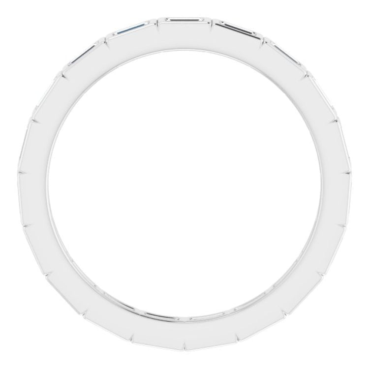 Platinum 1/3 CTW Natural Diamond Eternity Band Size 7