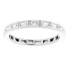 Platinum 1/3 CTW Natural Diamond Eternity Band Size 7