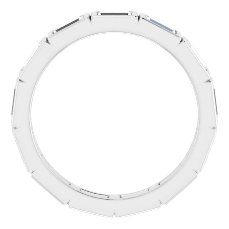 Platinum 1 1/4 CTW Natural Diamond Eternity Band Size 7