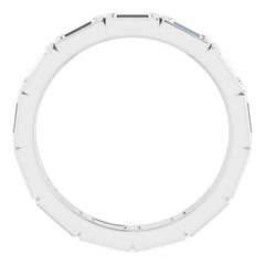 Platinum 1 1/4 CTW Natural Diamond Eternity Band Size 7