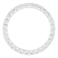 Platinum 3/4 CTW Natural Diamond Eternity Band Size 7