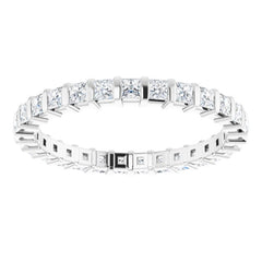 Platinum 3/4 CTW Natural Diamond Eternity Band Size 7