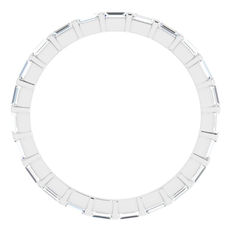 Platinum 1/3 CTW Natural Diamond Eternity Band Size 7