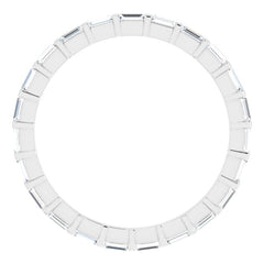 Platinum 1/3 CTW Natural Diamond Eternity Band Size 7