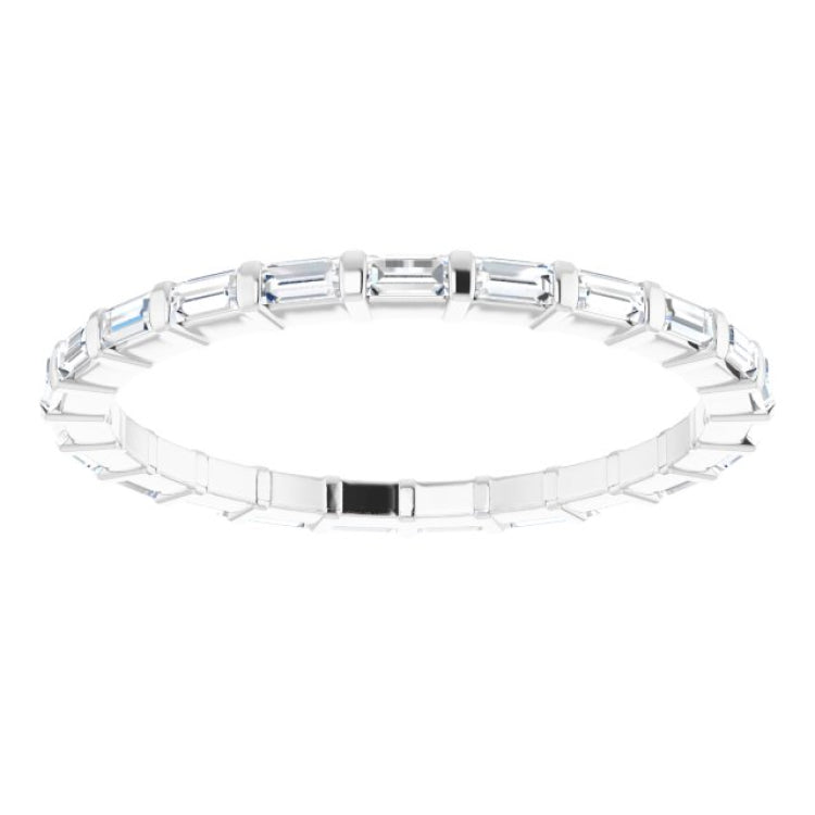 Platinum 1/3 CTW Natural Diamond Eternity Band Size 7