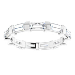 Platinum 1 5/8 CTW Natural Diamond Eternity Band Size 7