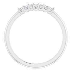 14K White 1/6 CTW Natural Diamond Anniversary Band