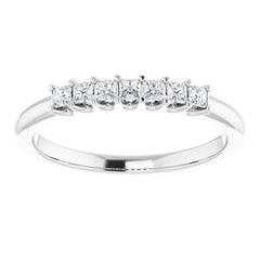 14K White 1/4 CTW Natural Diamond Anniversary Band