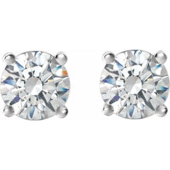 Platinum 3/4 CTW Natural Diamond Cocktail-Style Earrings