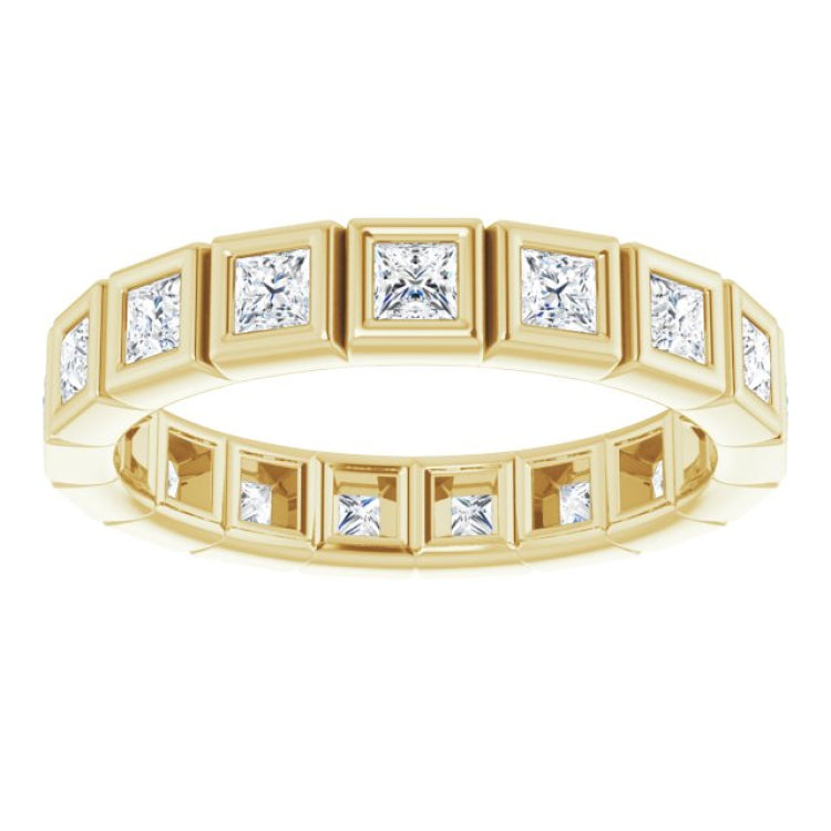 14K Yellow 7/8 cTW Natural Diamond Eternity Band Size 5