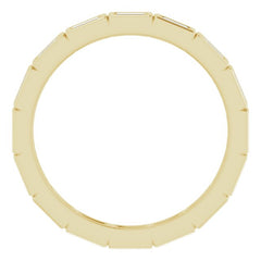 14K Yellow 1/3 CTW Natural Diamond Eternity Band Size 5