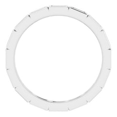 Platinum 1/3 CTW Natural Diamond Eternity Band Size 5