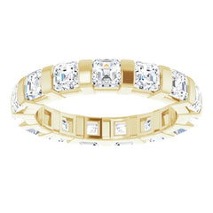 14K Yellow 3/8 CTW Natural Diamond Eternity Band Size 5