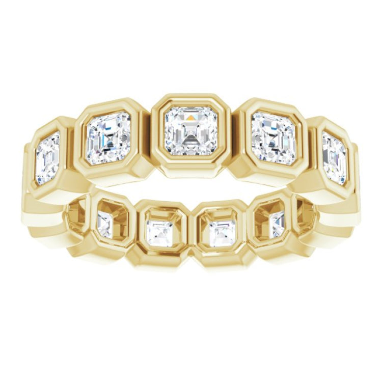 14K Yellow 2 CTW Natural Diamond Eternity Band Size 5