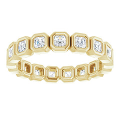 14K Yellow 7/8 CTW Natural Diamond Eternity Band Size 5