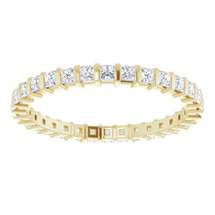 14K Yellow 3/4 CTW Natural Diamond Eternity Band Size 6