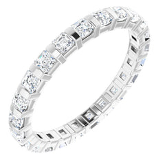 Platinum 1 1/6 CTW Natural Diamond Eternity Band Size 6