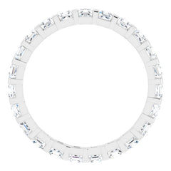 Platinum 1 1/6 CTW Natural Diamond Eternity Band Size 6