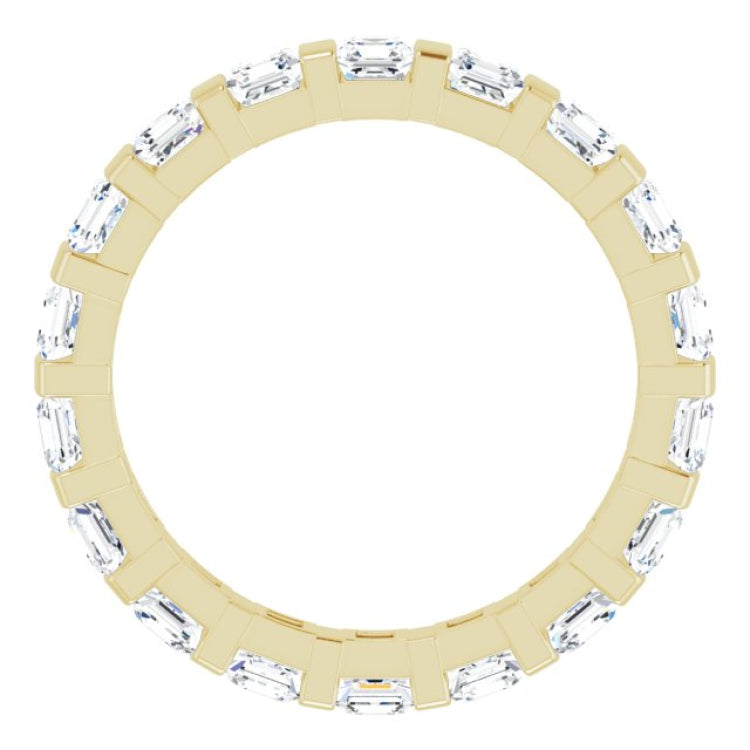 14K Yellow 1 3/4 CTW Natural Diamond Eternity Band Size 6