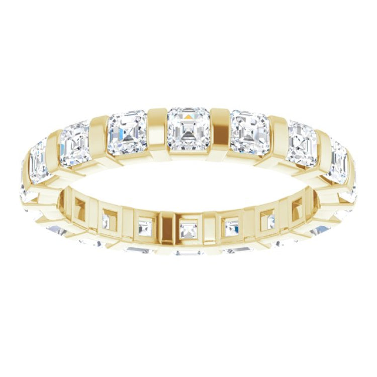 14K Yellow 1 3/4 CTW Natural Diamond Eternity Band Size 6