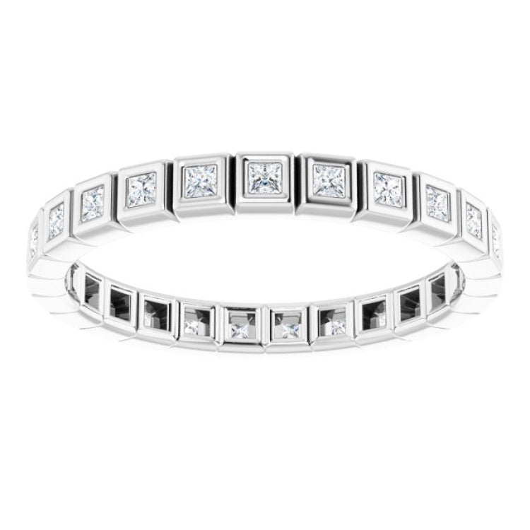 Platinum 1/3 CTW Natural Diamond Eternity Band Size 6